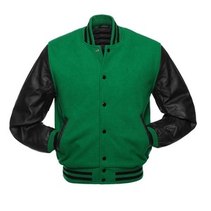 เสื้อแจ็คเก็ตวาร์ซิตี้ปักลายเชนิลล์แบบกำหนดเองสำหรับผู้ชาย พร้อมดีไซน์แบบ Letterman ของวิทยาลัย - Product Image 3