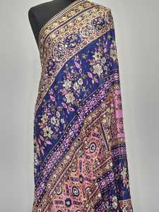 Premium Mirror Design <b>Shawls</b> <b>Traditional</b> <b>Scarves</b> <b>Shawls</b> & Hijab Stylish Handmade Embellished Wrap for Women Festive Clothing - Product Image 4