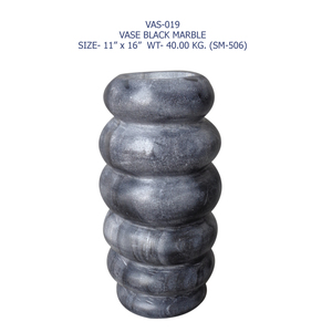 Jardinière moderne en marbre noir avec plateau assorti – Pot élégant pour intérieur et extérieur, idéal pour la décoration de la maison et du jardin – Prix de gros indien premium - Product Image 6