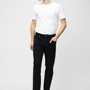 Men Relaxed Fit Straight Denim Jeans Breathable Comfortable High Quality Summer/Winter Woven Casual Pants Solid Medium Midweight - Product Image 4