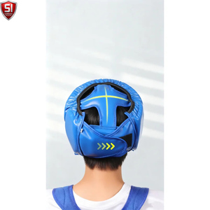 Casco de Boxeo de Cuero Genuino Premium, Protector de Cabeza Ligero, Transpirable, Personalizado, de Alta Calidad, SUMROOS, con Ventilaciones de Aire hasta 7 - Product Image 4