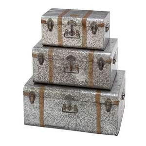 Caja de Almacenamiento Grande de Metal y Hierro, Diseño Ecológico, Hecha a Mano, para Guardar Ropa, Mantas y Juguetes, Decoración Vintage - Product Image 2