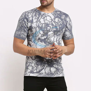 เสื้อยืดผู้ใหญ่ผ้าโพลีเอสเตอร์/ ผ้าฝ้ายโพลีเอสเตอร์ระบายอากาศได้ดีขนาดพิเศษออกแบบโลโก้ได้ตามที่ต้องการ - Product Image 4