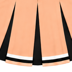 Jupe plissée de cheerleading Peach pour femmes et filles, idéale pour les équipes sportives, les spectacles de danse, l'entraînement, les compétitions et les tenues de sport scolaires - Product Image 5