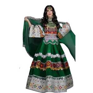 Vestidos afganos Kuchi para mujer, ropa de fiesta de boda, bordados hechos a mano, vestido afgano para damas, disponible en colores y tallas personalizadas - Product Image 1