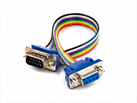 Cable Adaptador de Extensión de Puerto Serie RS232 COM D-Sub de 9 Pines, Macho a Hembra, Chapado en Oro de Primera Calidad, para Control Industrial
