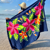 Nuevo DISEÑO DE pareos Pareo Rayón Único Pintado a mano Hecho originalmente en Bali por artesanos balineses Rayón de la mejor calidad 2025
