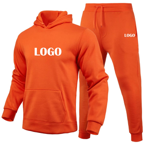 <b>White</b> Hooded Tracksuit Pullover <b>Jogger</b> Set Custom Logo Winter Streetwear Sweatshirt and Pants - Product Image 6