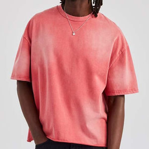 เสื้อยืดโอเวอร์ไซส์ลายซันเฟดสุดเทรนดี้ ผ้าฝ้าย 100% คุณภาพพรีเมียม สำหรับทุกเพศ เหมาะสำหรับใส่ลำลองหรือสตรีทแวร์ - Product Image 3