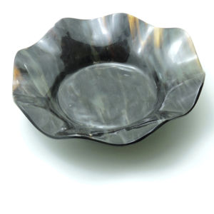 Elegante tazón decorativo de cuerno de búfalo auténtico, tazón para servir, tazón para ensalada, a precio de fábrica al por mayor. - Product Image 1