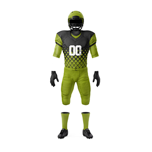 Conjunto de Uniforme Deportivo Transpirable con Estampado Personalizado, Jersey de Fútbol Americano Unisex de Talla Grande, Muy Popular, con Mangas Cortas - Product Image 1