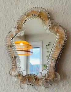 Espejo de Cristal de Murano Veneciano Vintage - Product Image 1