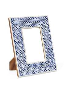 Cadre photo géométrique en os incrusté de haute qualité, style bohème, en bois, pour table ou décoration murale, prix de gros - Product Image 6