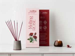 Incienso de Rosa de Primera Calidad MELTING ROSE, Varillas de Incienso de Larga Duración - Product Image 2