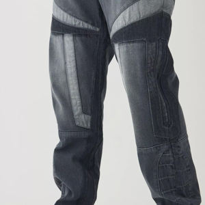 Pantalones Vaqueros para Hombre de Último Diseño y Alta Calidad, Precio al por Mayor, Diseña tus Propios Pantalones Vaqueros para Hombre, Material Sólido - Product Image 4