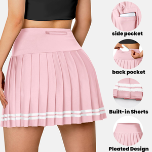 Sport Skirt Custom Logo Women Tennis Running Golf Athletic Skirt Wholesale - Product Image 6