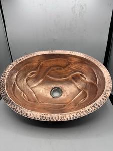 Lavabo de Cobre de Diseño, Accesorio de Baño de Lujo, Lavabo Decorativo Hecho a Mano, Solución Elegante para el Baño - Product Image 5