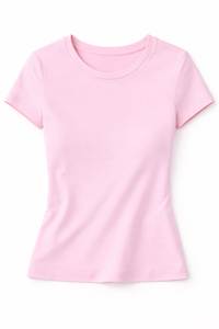 เสื้อยืดครอปสีเขียวมะกอก ทรงเข้ารูป ผ้าถักผสมสแปนเด็กซ์/ไนลอน แขนสั้น คอกลม แต่งริบบิ้น สไตล์ลำลอง สำหรับฤดูร้อน - Product Image 3