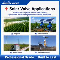 Vanne à boisseau sphérique électrique à bride à énergie solaire DN15-DN200 4G LoRa Wi-Fi IoT avec contrôle par application pour l'irrigation agricole OEM