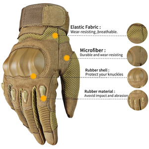 Guantes de Motocicleta de Piel Auténtica, Recién Llegados, Protección Completa para los Dedos, para Carreras, Motocross, Motociclismo, Deportes al Aire Libre, Ciclismo, Antideslizantes - Product Image 3