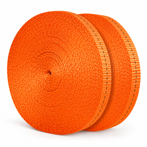 Sangle en polyester OEM 25 mm haute ténacité pour sangles d'arrimage à cliquet, sangle de cargaison, couture industrielle, fourniture directe d'usine - Product Image 6