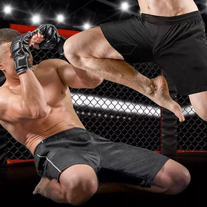 Shorts MMA durables avec tissu extensible respirant à séchage rapide pour une mobilité accrue lors de l'entraînement et du fitness - Product Image 2