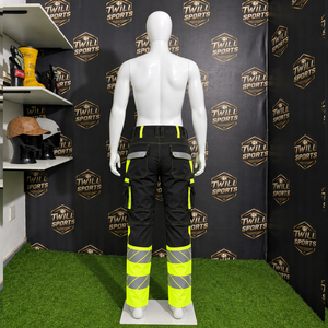 Hi-Visibility Reflective Stripes Breathable <b>Waterproof</b> Safety <b>Work</b> <b>Trousers</b> Construction Protective Workwear - Product Image 5