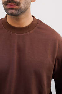 Sweat-shirt uni pour homme, coupe classique, col rond, décontracté, manches longues, pour l'hiver - Product Image 6