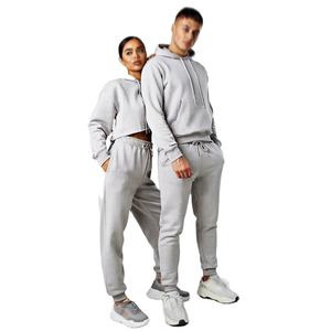 Conjuntos Deportivos Personalizados con Capucha para Parejas, Unisex, 100% Algodón, Invierno, Tallas Grandes, Ropa Deportiva Informal para Calle y Entrenamiento - Product Image 1