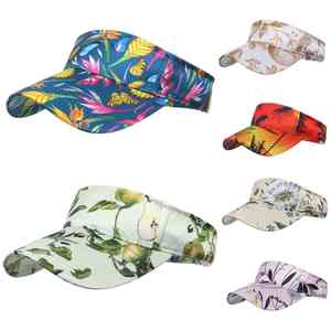 Casquette de soleil personnalisée de haute qualité unisexe en polyester et coton avec impression par sublimation pour la plage, le surf, la course à pied, le cyclisme - Product Image 6