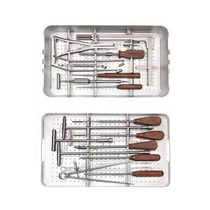 Juego de instrumentos manuales para fragmentos pequeños para traumatismos, con sistema de bloqueo autorroscante, duradero, para agarre de columna vertebral, quirúrgico GS-DF-0010 - Product Image 3