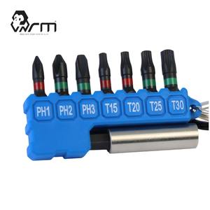 Porte-clés MRM 8 embouts PH1-T30, finition phosphate de manganèse noir, personnalisable ODM, Taiwan, facile à transporter, bois, 13 cm - Product Image 2