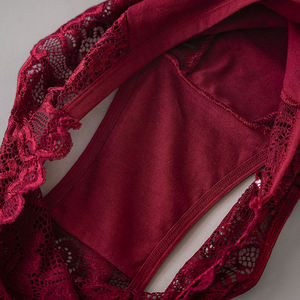 Braguitas sexys de moda, cómodas, exquisitas, de encaje, con lazo, tipo tanga, huecas, lencería para mujer - Product Image 6