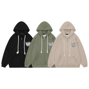 Sudadera con Capucha Estampada para Hombre, Estilo Oversize, de Gran Gramaje, Ropa Personalizada, Venta al por Mayor, Suministro Directo de Fábrica - Product Image 6