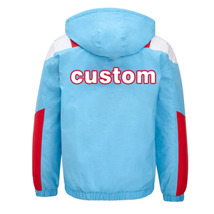 Chaqueta Cortavientos de Algodón/Poliéster para Hombre, con Media Cremallera, Impermeable, Transpirable, Talla Grande, Alta Calidad, Premium, OEM, al por Mayor - Product Image 2