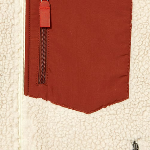 เสื้อกั๊กผู้ชายสไตล์สตรีทแบบสั่งตัด ผ้าขนแกะหนานุ่ม มีกระเป๋า - Product Image 4