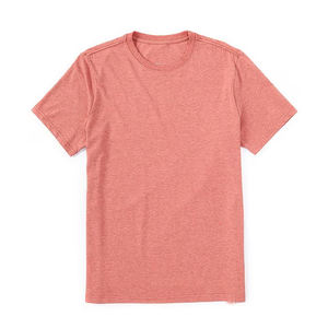 เสื้อยืดคอกลมแขนสั้นผ้าฝ้ายหนาน้ำหนักมากสำหรับผู้ชาย รับผลิตแบบ OEM ออกแบบโลโก้ตามสั่ง มีไซส์ใหญ่ เสื้อยืดลำลองสำหรับผู้ชาย - Product Image 2