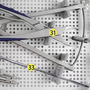 Ensemble d'implants chirurgicaux pour la colonne vertébrale : Vis pédiculaires, tiges, connecteurs croisés, crochets, composants de fixation en alliage de titane - Product Image 6
