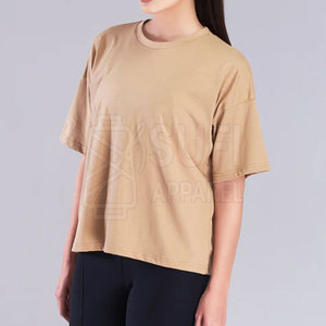 Sustainable Eco-Friendly 100% Cotton Casual Plus Size Women Oversize T-Shirts-Durable Quick Dry Breathable Everyday <b>Wardrobe</b> - Product Image 3