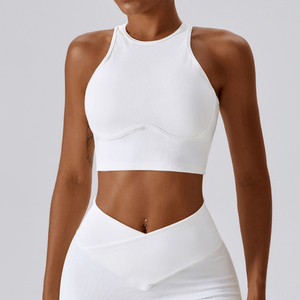 Sujetador deportivo sin costuras personalizado para mujer, tela elástica cómoda, ropa deportiva de soporte para correr, fitness, entrenamiento en el gimnasio (113 caracteres) - Product Image 2