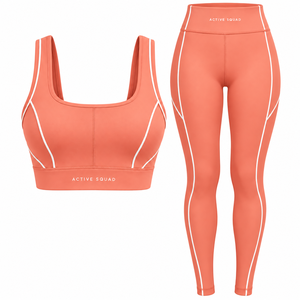 Conjunto de yoga para mujer en oferta, personalizado OEM, marca privada, color sólido, todas las tallas, conjunto de yoga/ropa deportiva para mujer - Product Image 2