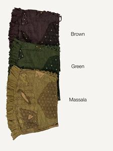 Mini-jupe Bohème pour Femme en Coton Clouté pour Festival, Soirée Dansante Estivale – Prix de Gros - Product Image 4