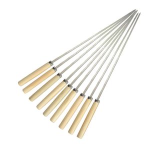 Brochettes écologiques en acier inoxydable réutilisables pour barbecue, viande, légumes, sans gaspillage - Product Image 5