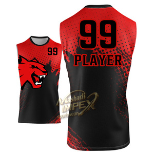 เสื้อฟุตบอลแบบกำหนดเอง ชุดกีฬาแบบสั่งทำพิเศษ 7v7 / 7on7 เสื้อฟุตบอลแบบกลับด้านได้ ชุดยูนิฟอร์มผ้าแห้งเร็ว พิมพ์ลายแบบ Sublimation - Product Image 3