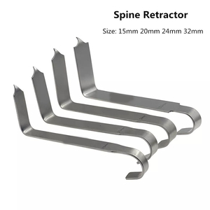 Ensemble de rétracteurs de colonne vertébrale 15mm 20mm 24mm 32mm en acier inoxydable, instrument de chirurgie orthopédique manuel Classe I - Product Image 1