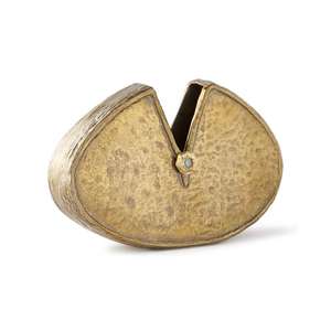 กระถางดอกไม้เปลือกหอยสีทอง งานฝีมือโลหะ แจกันตกแต่งบ้านสไตล์โมเดิร์น ของตกแต่งบ้านสุดหรู แจกันเปลือกหอยราคาถูก - Product Image 5