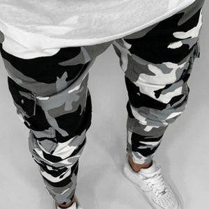 Pantalones Cargo Slim Fit para Hombre, Estampado de Camuflaje, Mezclilla de Algodón, Estilo Casual, para Otoño - Product Image 4