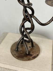 Durable And Light Weight Handcrafted Decorative Iron <b>Candle</b> Holder Stand with Modern Design for Home, Hotel and Restaurant - Product Image 4