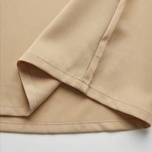 Ensemble Abaya Deux Pièces pour Femme en Polyester, Haut à Manches Longues et Pantalon, Col Fendu, Motif Dessiné à la Main, Grande Taille, Tenue Islamique Modeste - Product Image 6