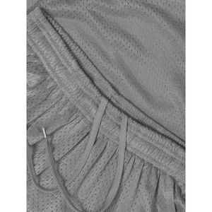 Shorts en maille pour hommes, style streetwear, taille élastique, logo personnalisé, décontracté, coton, polyester, toile, grandes tailles, dernier design - Product Image 6
